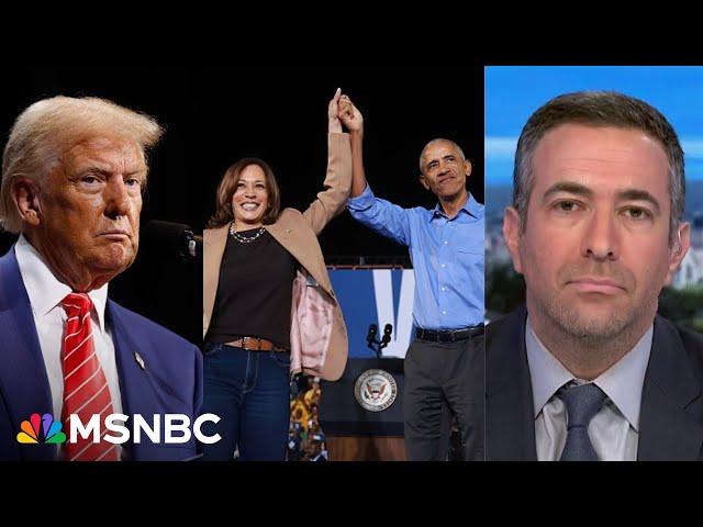 See Trump’s nightmare for losing ‘tied’ race: Melber breaks down Harris-Obama coalition data 