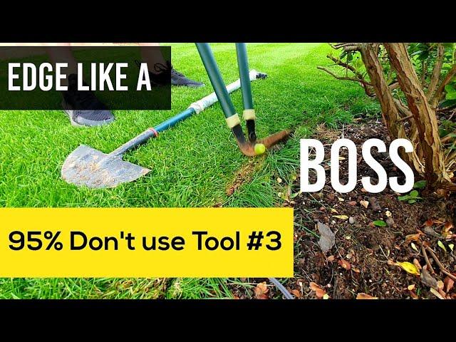 3 Tools for Professional Lawn Edges (NO Power Tools)