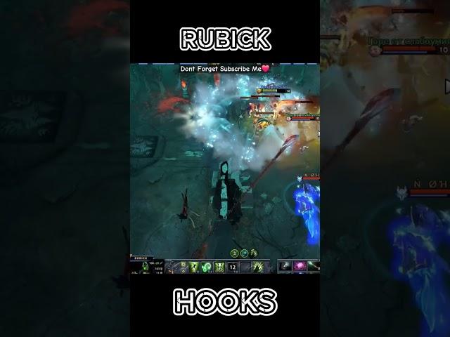 Rubick Hook Game Play #dota #dota2 #pudge