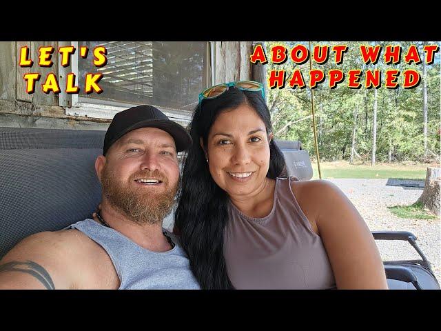 WHAT HAPPENED WAS tiny house homesteading off-grid cabin build DIY HOW TO sawmill tractor tiny cabin