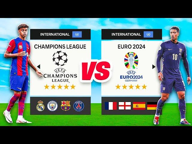 CHAMPIONS LEAGUE 2024 VS EURO 2024! 