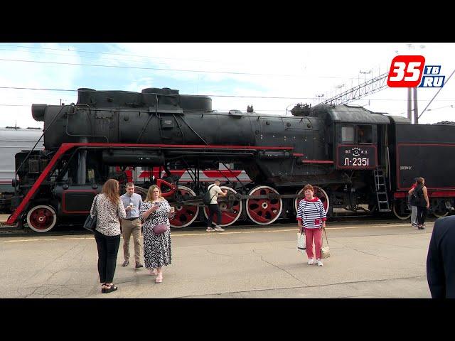 Ретропоезд прибыл в Череповец