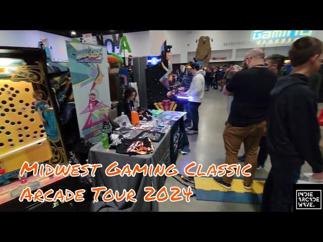 Midwest Gaming Classic 2024 Arcade Walk Through | Indie Arcade Wave
