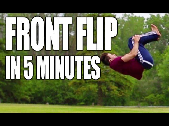 How to Front Flip Tutorial | Only 5 Minutes to Learn