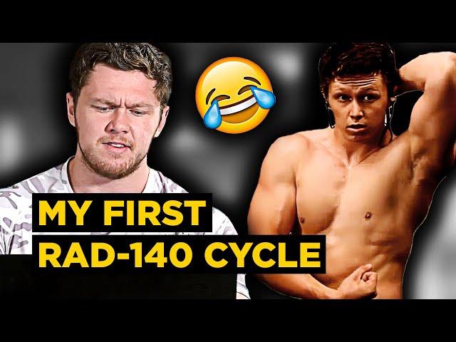 REACTING to my FIRST RAD-140 Cycle | SARMs Before and After Transformation