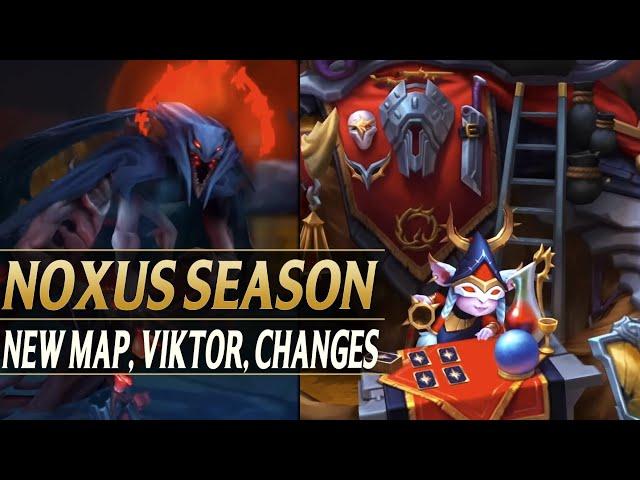 NEW MAP, RUNES, VIKTOR SPLASH, RESPAWNING TOWERS & RANKED RESETS - NOXUS SEASON - League of Legends