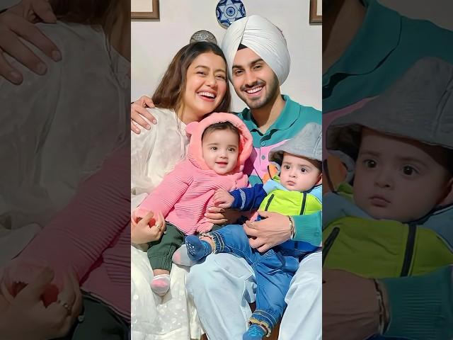 Neha Kakkar with his husband Rohanpreetsingh And Beautiful kids#nehakakkar #rohanpreetsingh #shorts