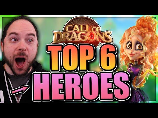 Top 6 Best Hero Investments [best value] Call of Dragons