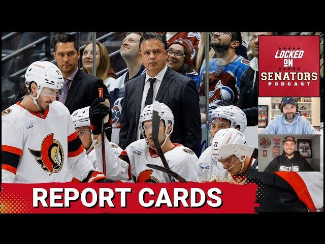 Ottawa Senators Mid-Term Report Cards For Every Player