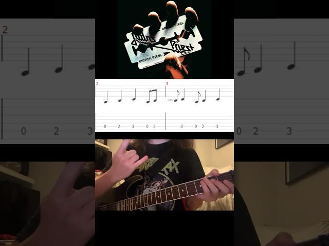 Breaking The Law Guitar Tabs/Cover - Judas Priest #metal #heavymetal#shorts #guitartabs