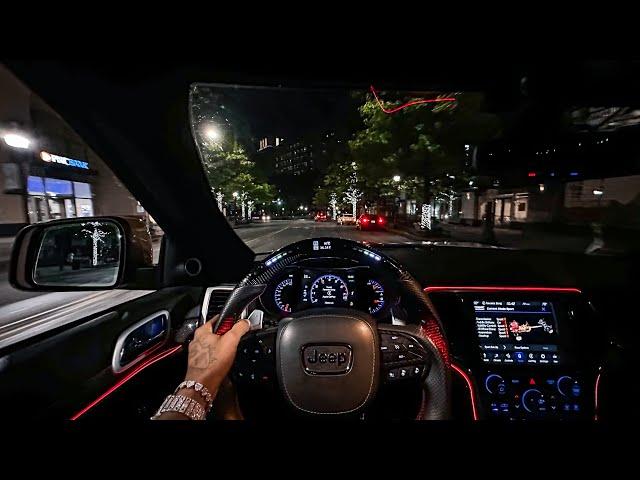 LATE NIGHT CITY TRACKHAWK DRIVE POV