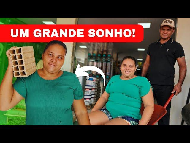 MUNDICO E JUCÉLIA NA LOJA DE CONSTRUÇÃO 