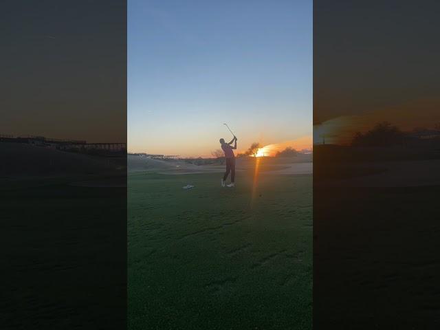 Golf Shots at Sunset