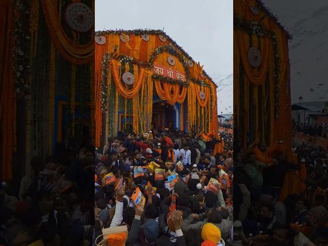 Kedarnath temple Grand opening 2023 ️ #travelwithjo #kedarnath #kedarnathtemple #kedarnathdham