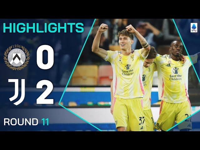 UDINESE-JUVENTUS 0-2 | HIGHLIGHTS | Comfortable away win for the bianconeri | Serie A 2024/25