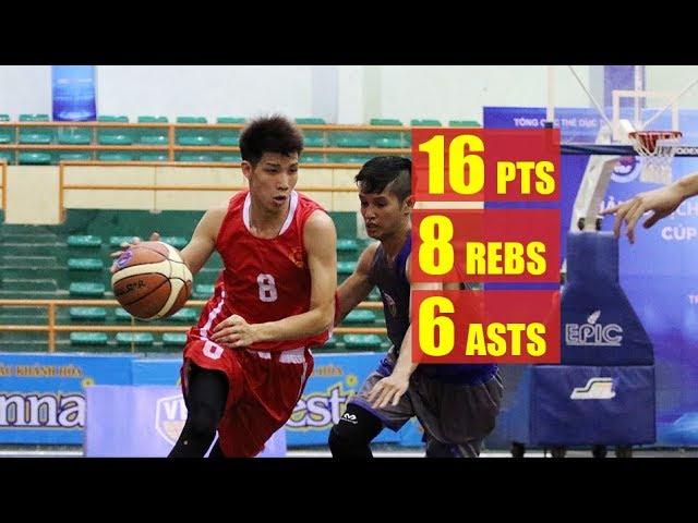 VĐQG19 || Nguyễn Phú Hoàng Highlights 23.03.19 vs XSKT Hậu Giang - 16-8-6