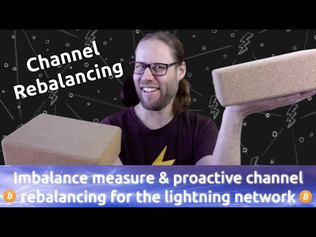 Imbalance measure and proactive channel rebalancing for the lightning network