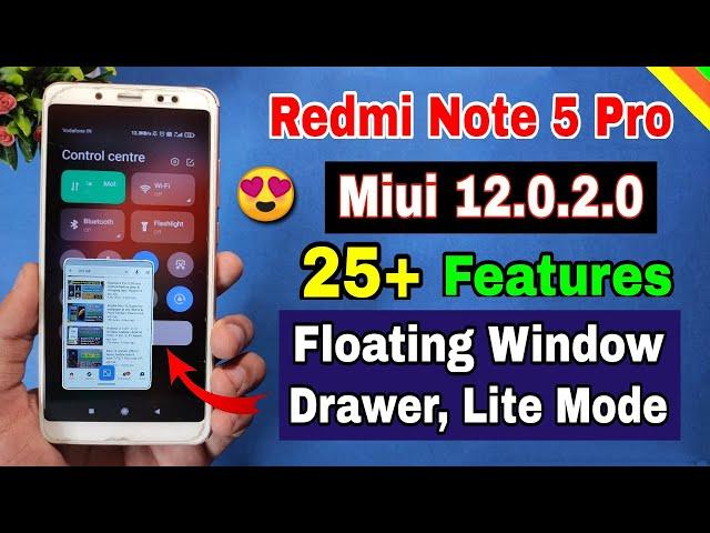 Redmi note 5 Pro Miui 12.0.2.0 new update | 20 new features | redmi note 5 pro Miui 12 features