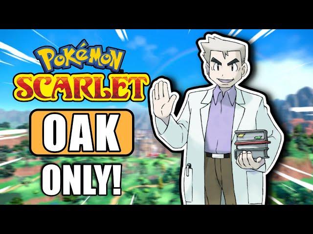 Can PROFESSOR OAK Beat Pokemon Scarlet?