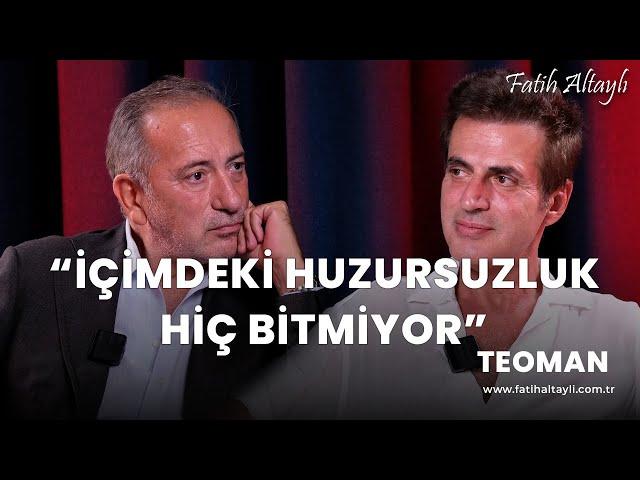 "Türkiye'nin laik kalmasını istiyorum" Teoman, Fatih Altaylı'nın sorularını yanıtladı