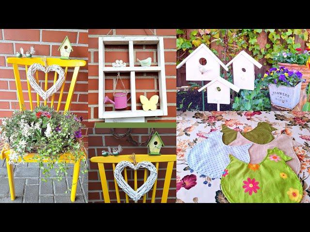 DIY/ Rustic style/Beautiful ideas/Display windows/Garden decor/Sew chickens