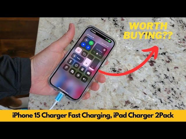 iPhone 15 Charger Fast Charging, iPad Charger 2Pack Review | Worth Buying?