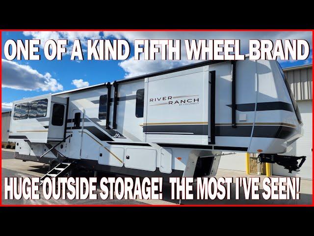 MUST SEE Unique 5th Wheel 2024 River Ranch 393RL Fifth Wheel at Couchs RV Nation a RV Review Tour