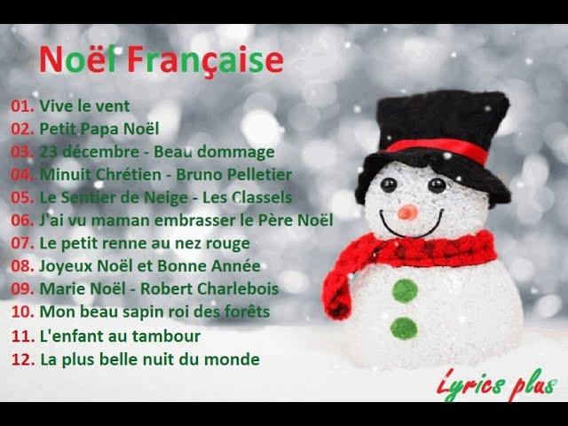 Musique de Noël en Français 2021avec paroles/Lyrics - Compilation des meilleurs chansons de Noël