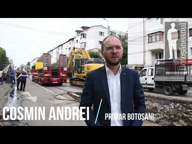 A început scoaterea dalelor de pe strada Primăverii