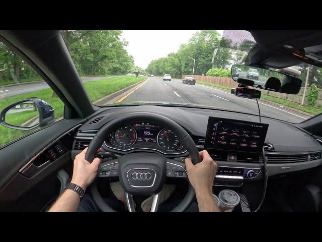 2024 Audi A4 45 TFSI Quattro - POV Test Drive | 0-60