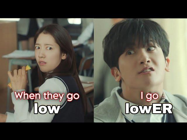 Kdrama when they use 100% of their brain