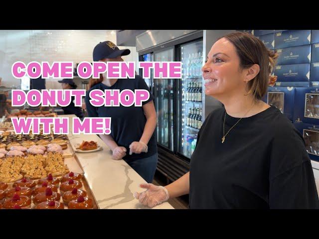 Day in my life as a donut shop owner on National Donut day!!