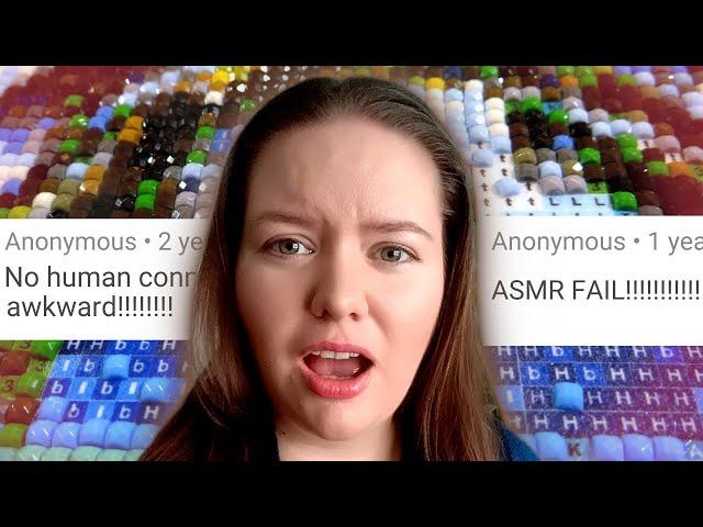 Reacting to Mean Diamond Painting Comments in ASMR