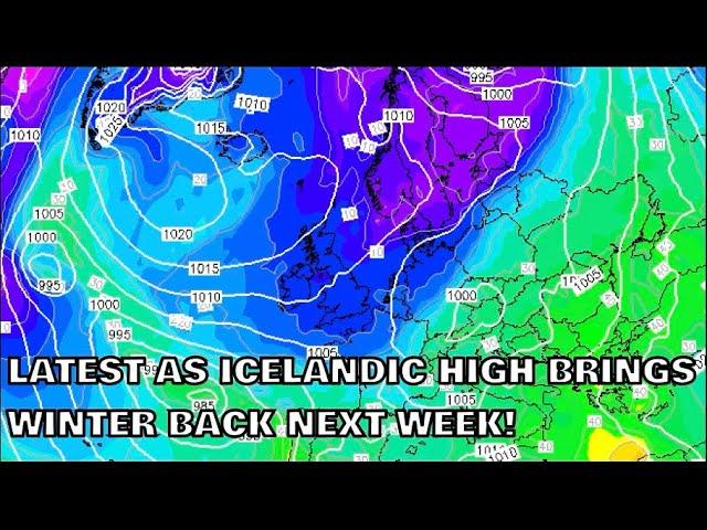 Latest as Icelandic High Brings Winter Back Next Week! 8th March 2025