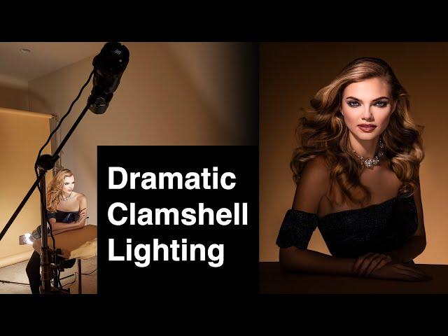 Putting a dramatic twist on Clamshell Lighting