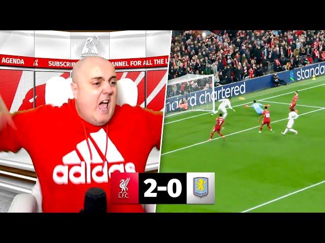 LIVERPOOL FAN REACTS TO LIVERPOOL 2-0 ASTON VILLA HIGHLIGHTS