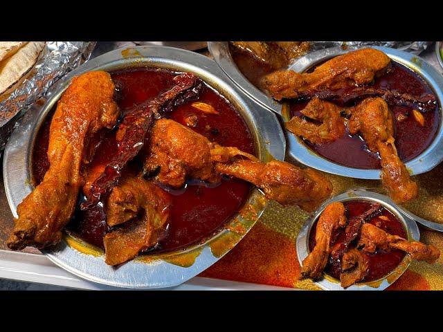 झटका चिकन में लाल मांस की तरह बना मुर्ग़ लाल मांस | JAIPUR FOOD | MUTTON MARWADI | MURGH LAL MIRCH