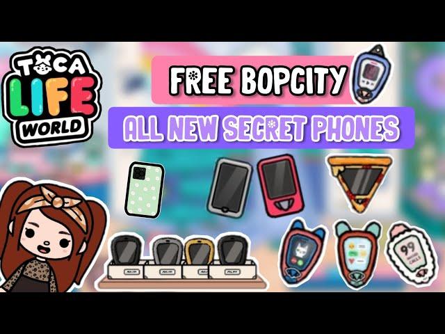 Free Bopcity All New Secret Phones in tocalifeworld | Toca Boca.