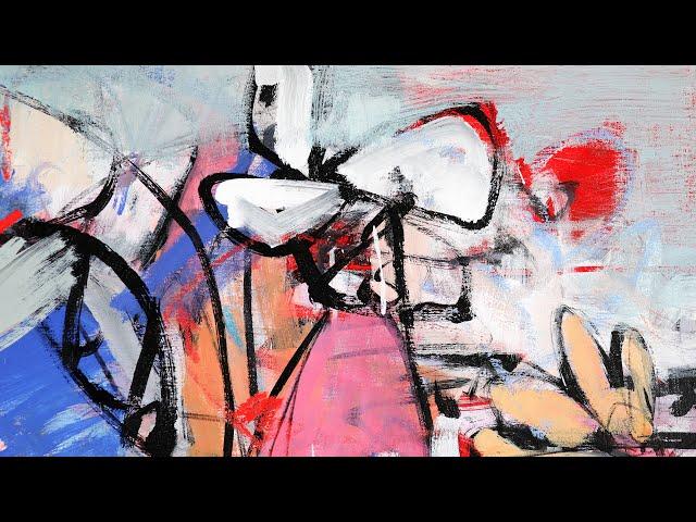 painter Francesco D'Adamo - Cordiale, 2023 (Abstract Expressionism, Lyrical Abstraction)