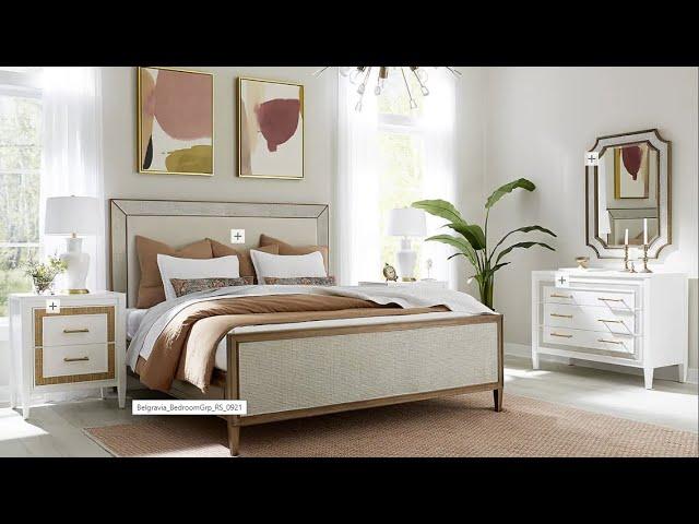 Belgravia Bedroom Collection by Bramble Furniture - Custom Wood & Rattan Colors