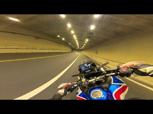 AFRICA TWIN 1100 TOP SPEED ADRENALINE FAST RIDE CIRCUT WHEELIE POV PURE SOUND 4K