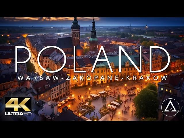 POLAND IN 4K - WARSAW - ZAKOPANE - KRAKOW DRONE FOOTAGE (ULTRA HD) - Beautiful Scenery Footage UHD