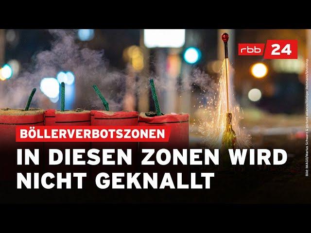 Berlin setzt Silvester erneut auf Böllerverbotszonen