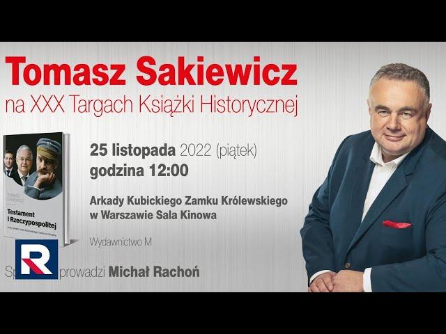 Tomasz Sakiewicz zaprasza na XXX Targi Ksiażki Historycznej w Warszawie | TV Republika