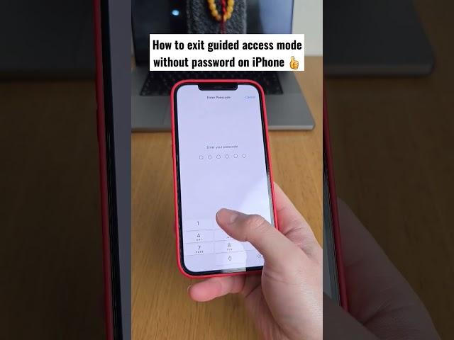 Exit Guided Access without Passcode on iPhone