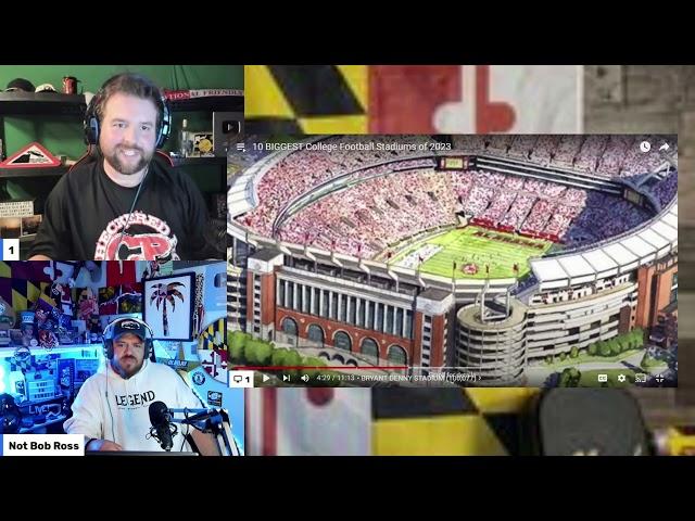 10 Biggest College Football Stadiums | Two College Football Newbs React