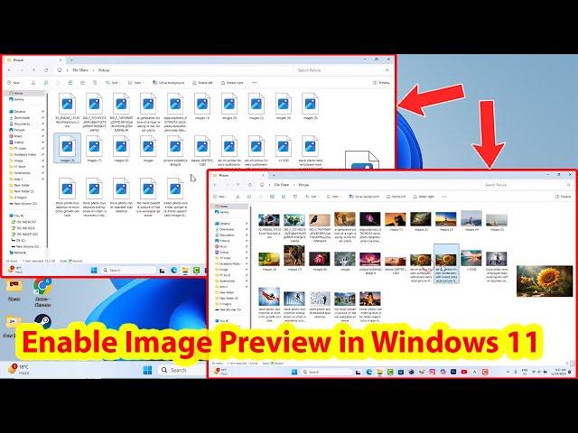 Picture thumbnails not showing in windows 11