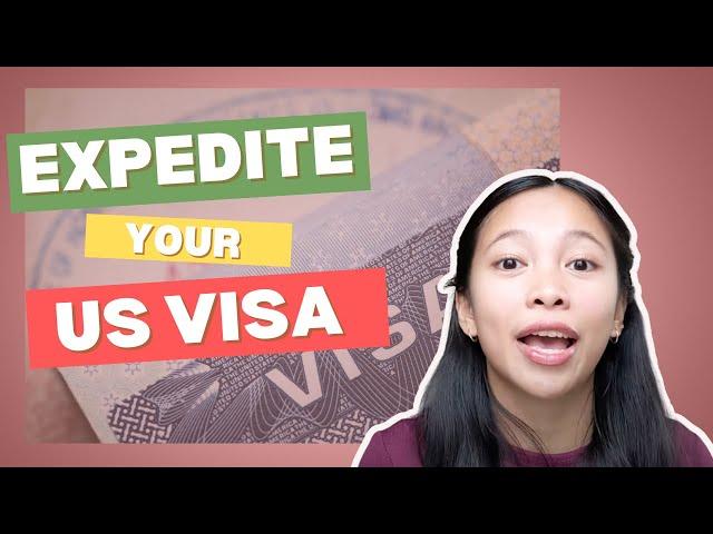 EXPEDITE your US Visa interview (IR1/CR1/fiancé)