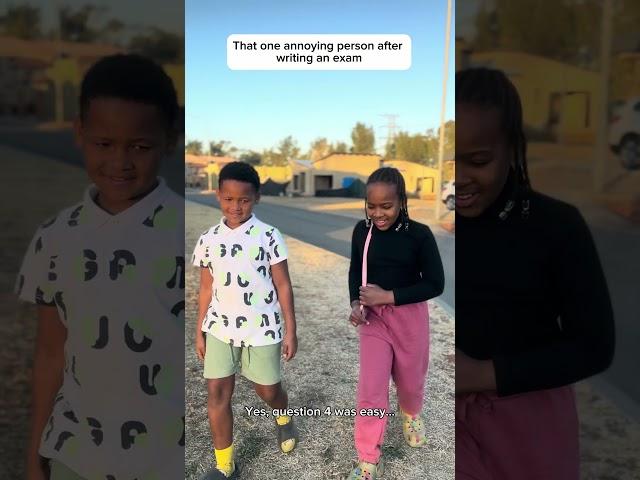 Takalani & Thomas: That one annoying person after writing an exam