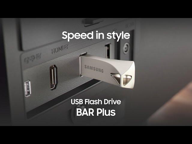 USB Flash Drive BAR Plus: Speed in style | Samsung